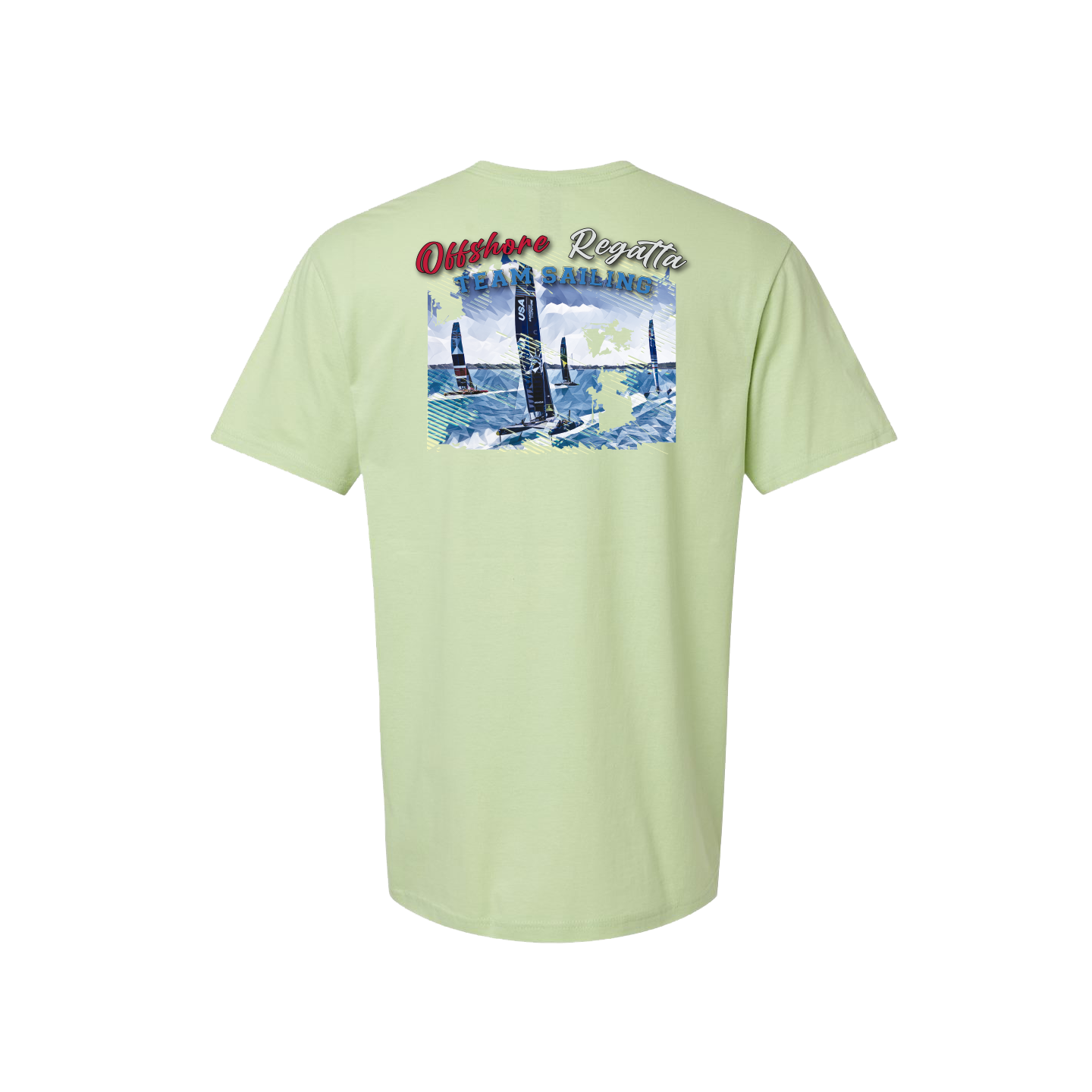 T-SHIRT PHRASE REGATTA SAILBOAT